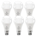 6 Pack - B22 LED Bulb SMD A65H-HP 15W Cool White 6400K Non Dimmable