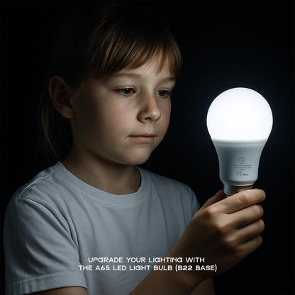 6 Pack - B22 LED Bulb SMD A65H-HP 15W Cool White 6400K Non Dimmable