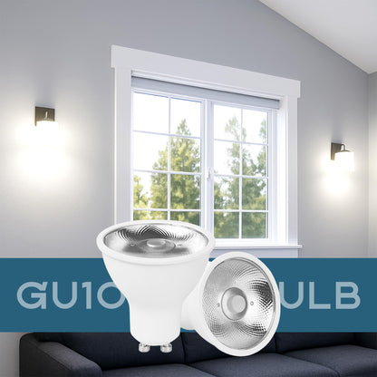 6 Pack - GU10 LED Bulb COB GU10-CW 3W Cool White 6400K Non Dimmable