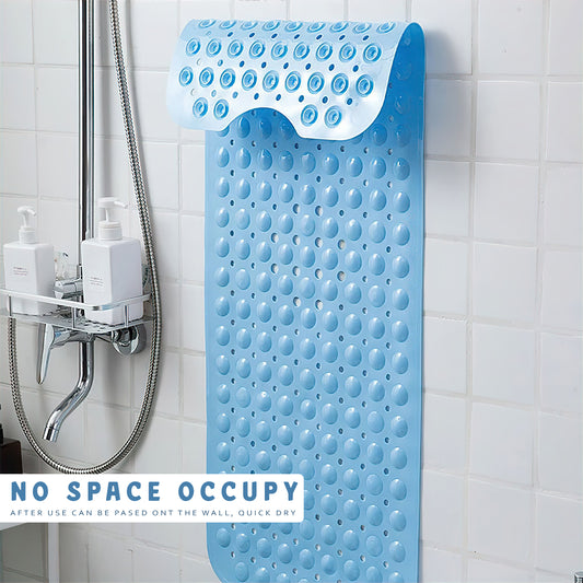 Non-Slip Shower Mat for Tub Soft Rubber Bath Mat with Drainage Holes ~1263
