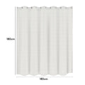 Diamond Weave Fabric Shower Curtain 180 x 180 cm – Waterproof, Pink or White