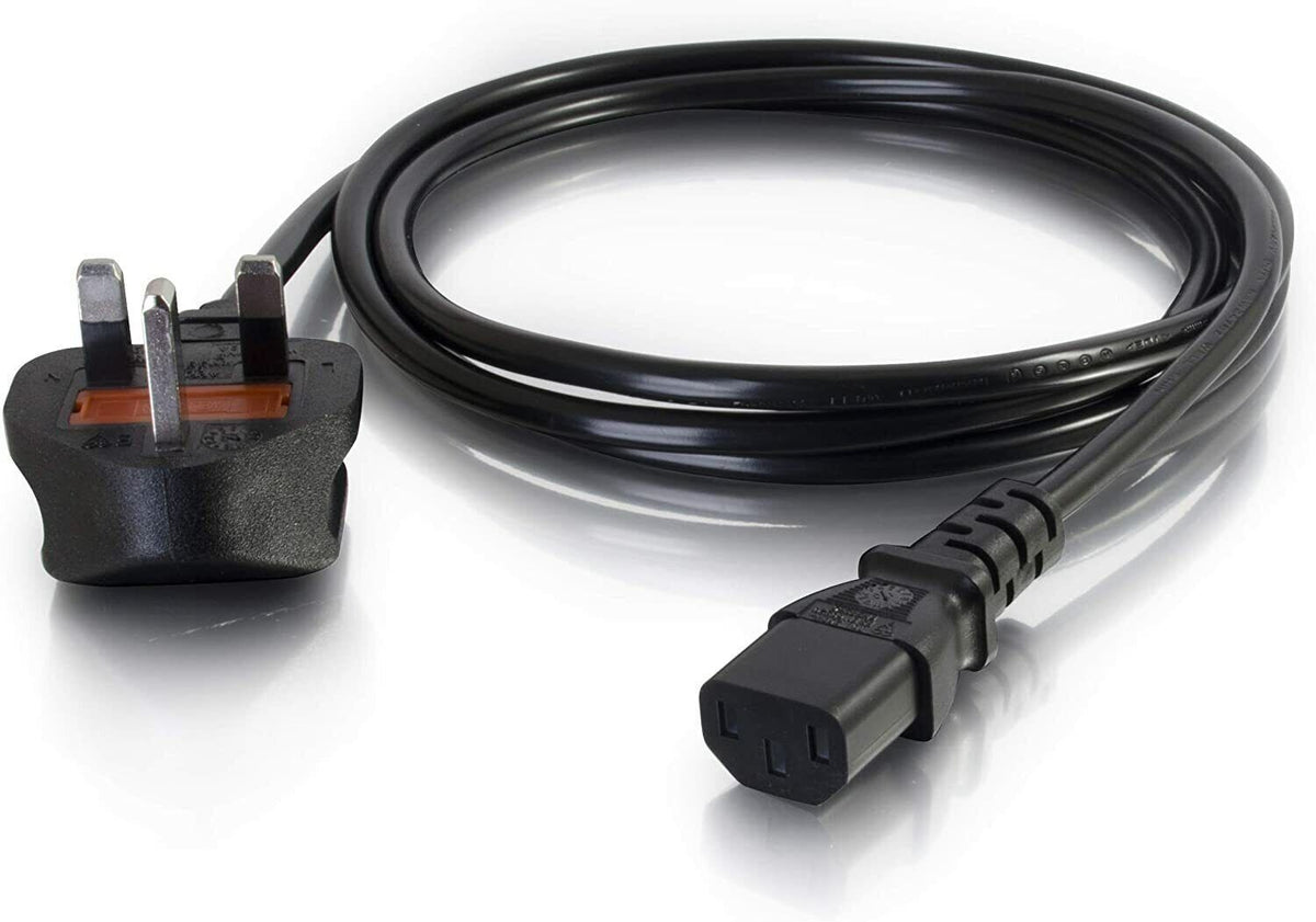 1m IEC Kettle Lead Mains Power Cable UK
