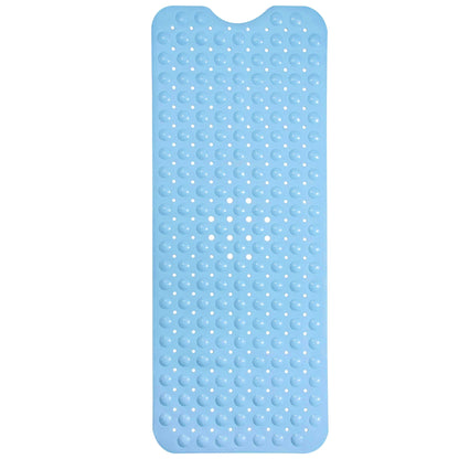 Non-Slip Shower Mat 100 x 40 cm – Suction Cups, Drain Holes, Blue, Pink or White - photo 12