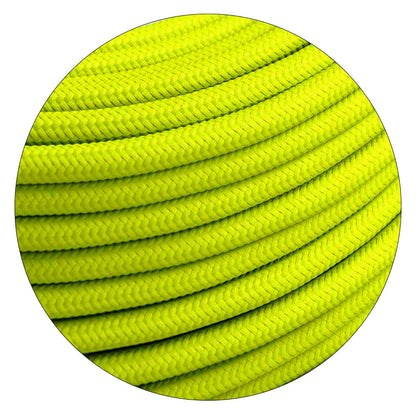 2 Core Round Fabric Cable 0.75mm – 1 m to 4 m - Light Green, 3 m