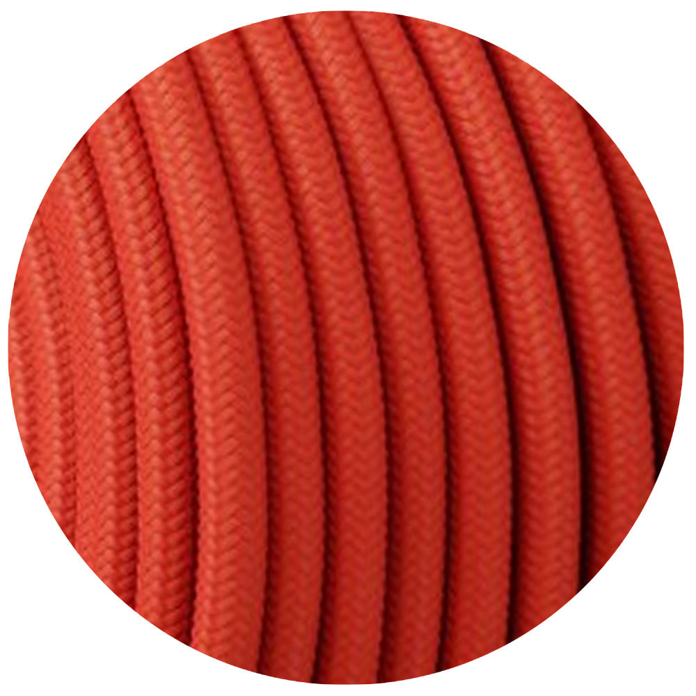 2 Core Round Fabric Cable 0.75mm – 1 m to 4 m - Peach, 1 m