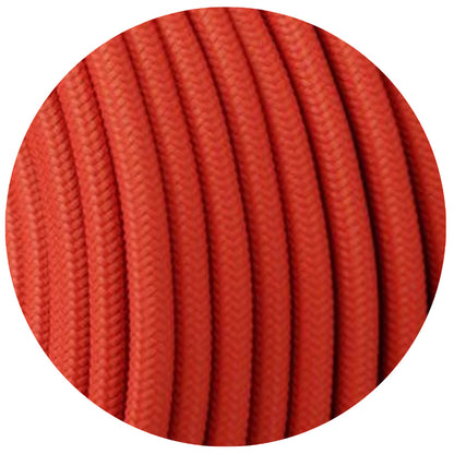 2 Core Round Fabric Cable 0.75mm – 1 m to 4 m - Peach, 1 m