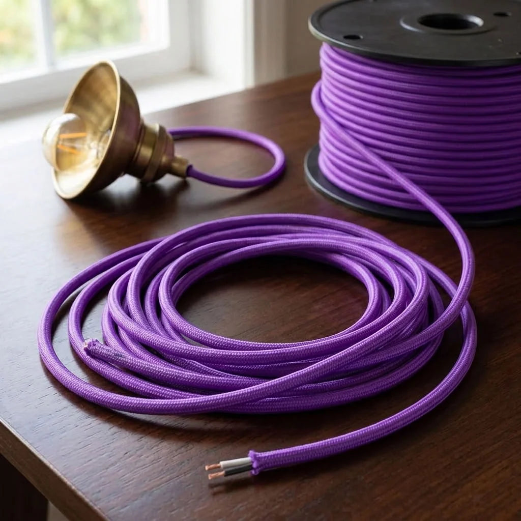 2 Core Round Fabric Cable 0.75mm – 1 m to 4 m - photo 44
