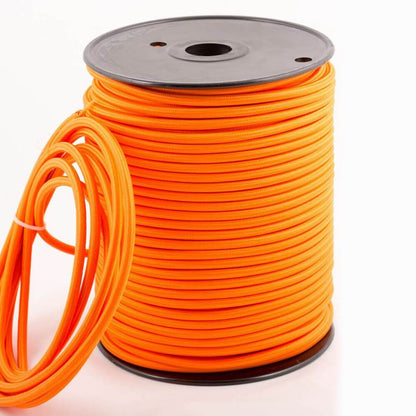 2 Core Round Fabric Cable 0.75mm – 5 m to 15 m - Orange, 10 m
