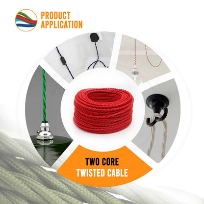 2 Core Twisted Fabric Cable 0.75mm – 1 m to 4 m - photo 10