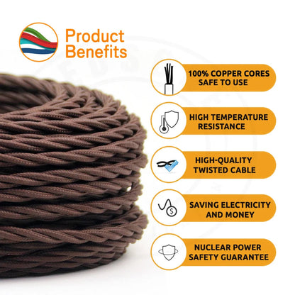2 Core Twisted Fabric Cable 0.75mm – 1 m to 4 m - photo 12
