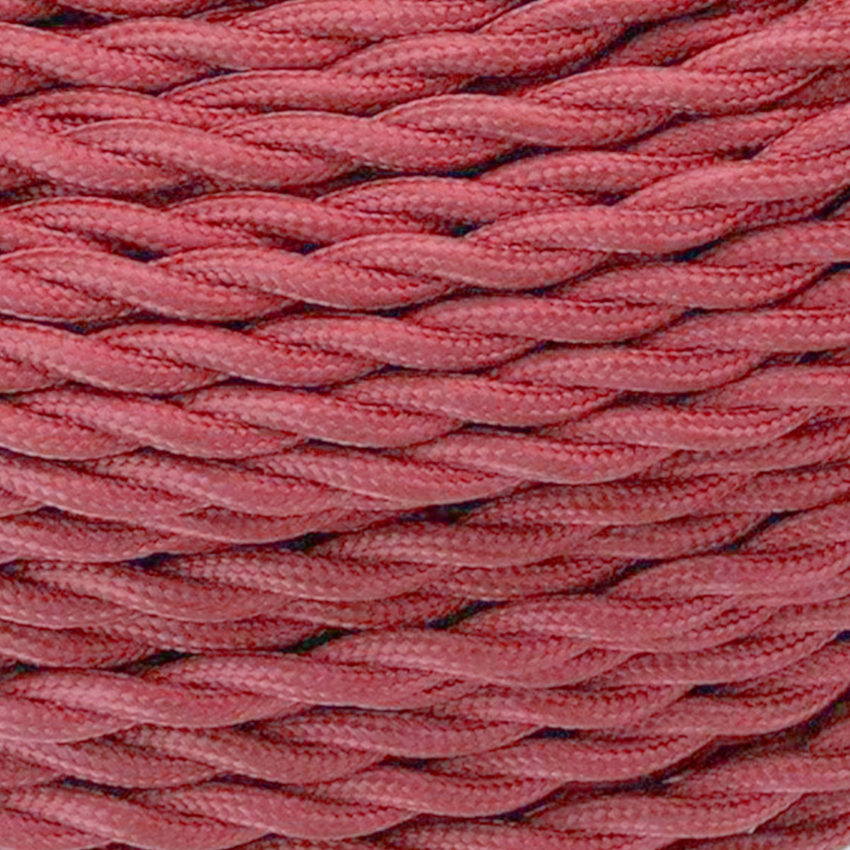 2 Core Twisted Fabric Cable 0.75mm – 5 m to 15 m - Peach, 10 m
