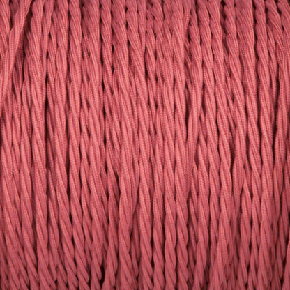 2 Core Twisted Fabric Cable 0.75mm – 5 m to 15 m - Peach, 5 m