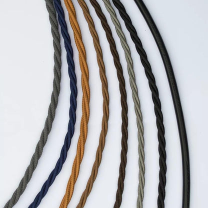 2 Core Twisted Fabric Cable 0.75mm – 5 m to 15 m