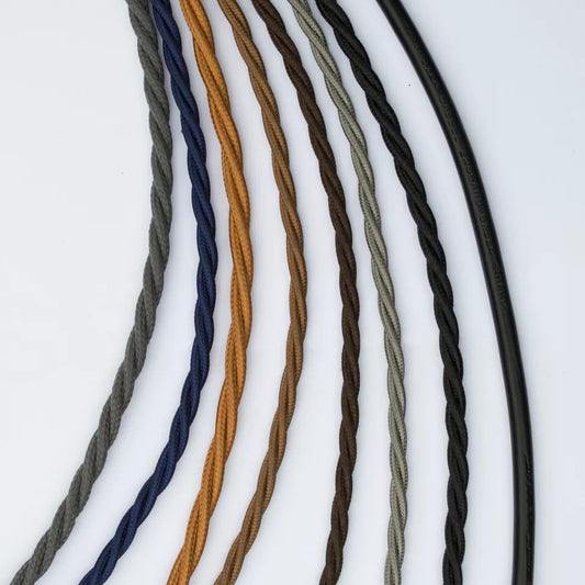 2 Core Twisted Fabric Cable 0.75mm – 5 m to 15 m
