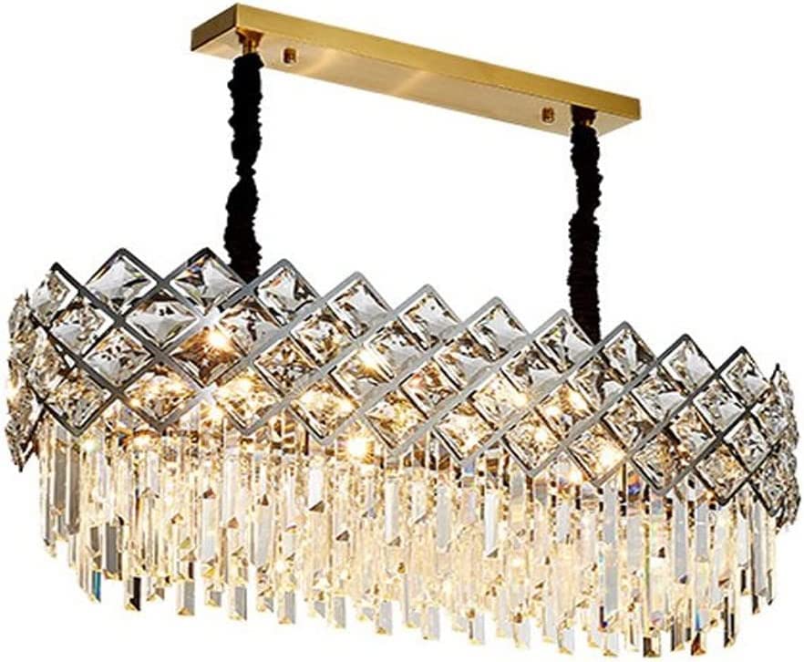2 Head Crystal Lamp Shade - 95 cm, Standard, Single