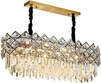2 Head Crystal Lamp Shade - 95 cm, Standard, Single