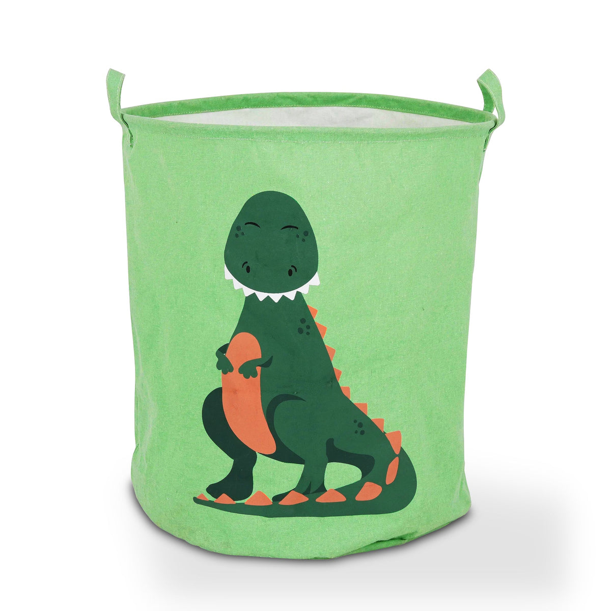 Kids' Laundry Baskets, Pack of 2 – Dinosaur, Zebra or Rainbow, Foldable Cotton - photo 12