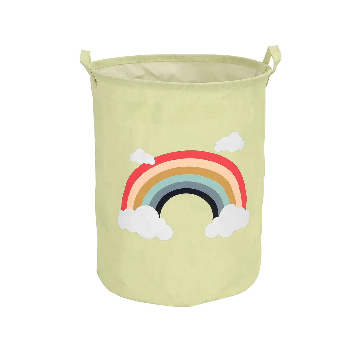Kids' Laundry Baskets, Pack of 2 – Dinosaur, Zebra or Rainbow, Foldable Cotton - photo 14