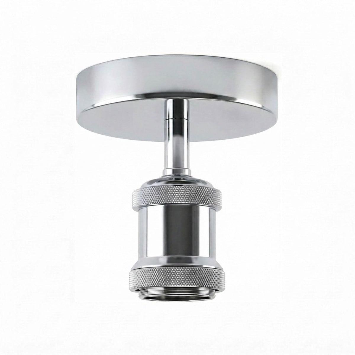 Flush Ceiling Batten Lamp Holder – E27, Fully Earthed, 8 Finishes - photo 59