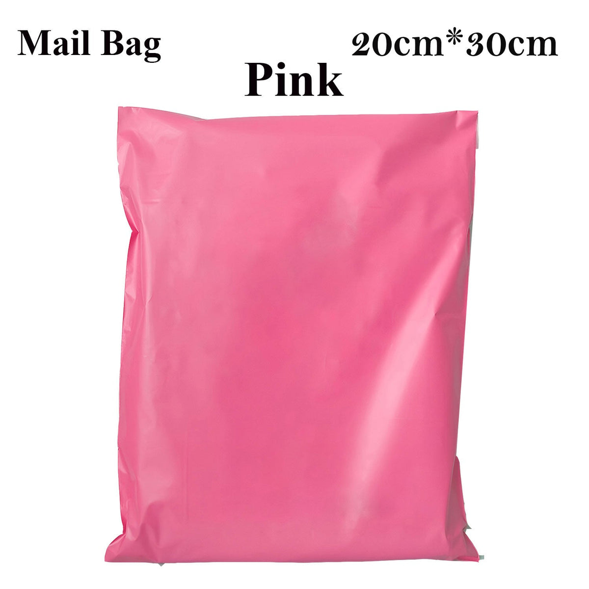 Pink Mailing Bags 20 x 30 cm – Pack of 20, Self-Seal - photo 3