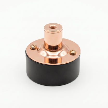 20mm Conduit Ceiling Rose Kit with Metal Back Box - Rose Gold