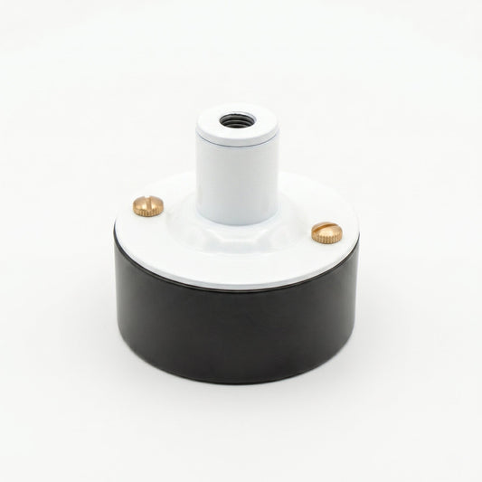 20mm Conduit Ceiling Rose Kit with Metal Back Box - White