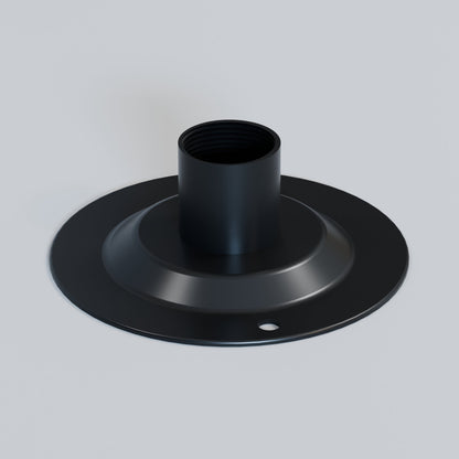 20mm Conduit Dome Cover - Black, Single