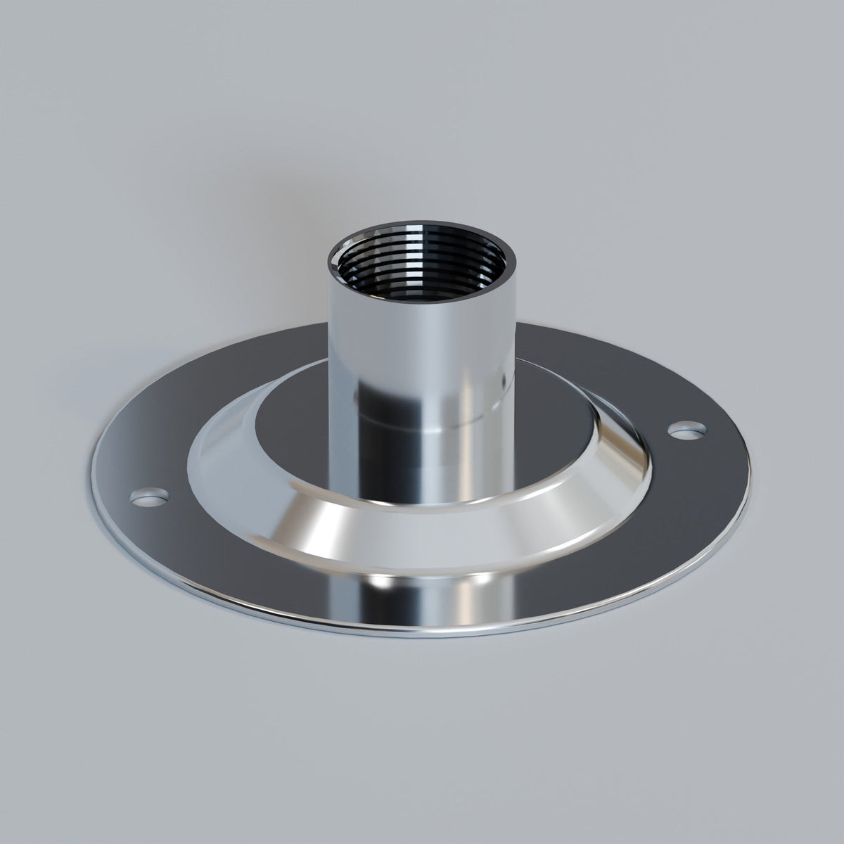 20mm Conduit Dome Cover - Chrome, Single