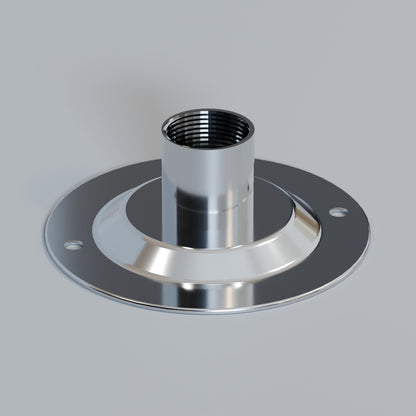 20mm Conduit Dome Cover - Chrome, Single