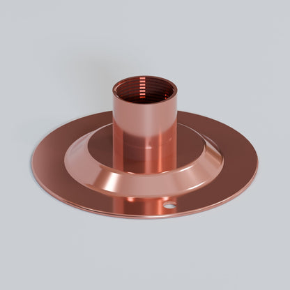 20mm Conduit Dome Cover - Rose Gold, Single