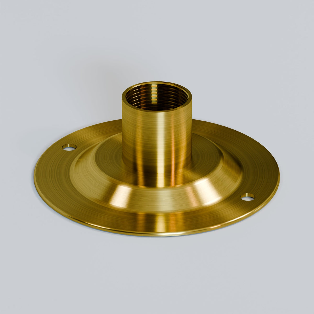 20mm Conduit Dome Cover - Yellow Brass, Single
