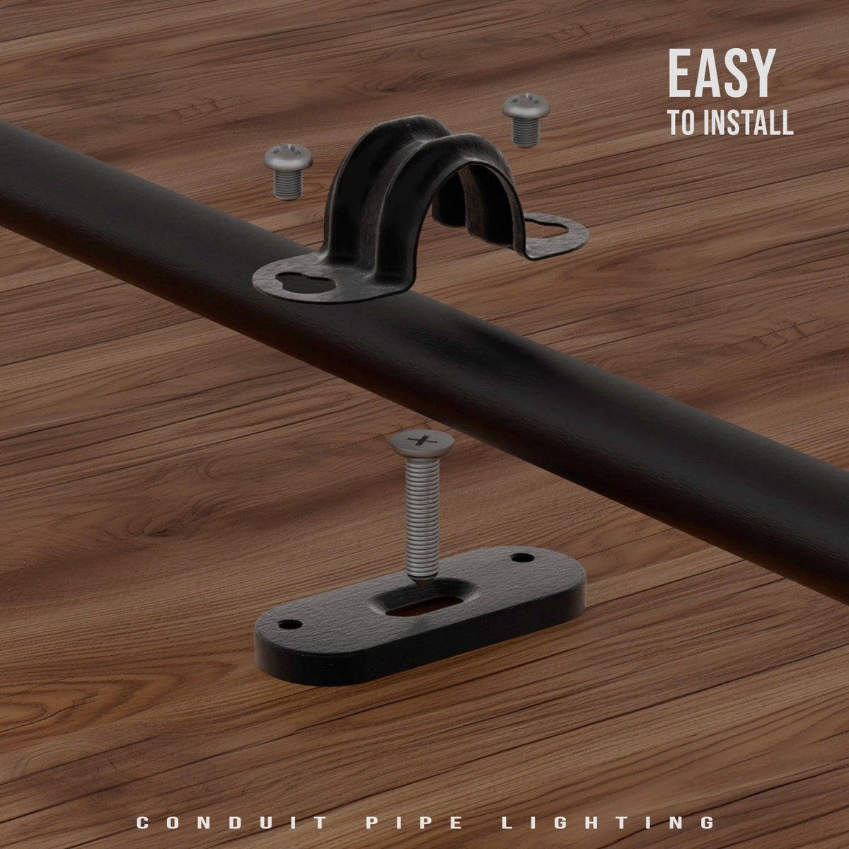 20mm Black Conduit Fittings – L & T Connectors, Saddles & P Clamps - photo 11