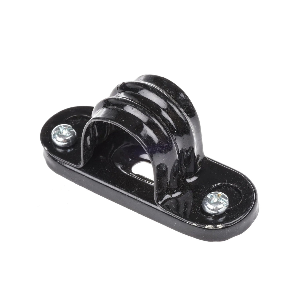 20mm Black Conduit Fittings – L & T Connectors, Saddles & P Clamps - 20mm Saddle Mount, Single