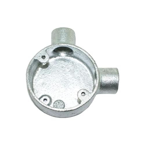 20mm Galvanised Circular Conduit Through Box - photo 2