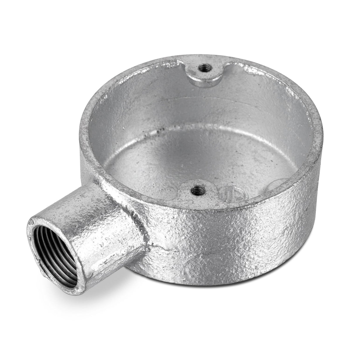20mm Galvanised Conduit Terminal Box – 1 Way & 3 Way - 1 Way, Single
