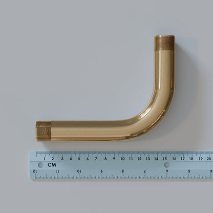 20mm Metal Conduit 90 Degree Elbow - French Gold, Single