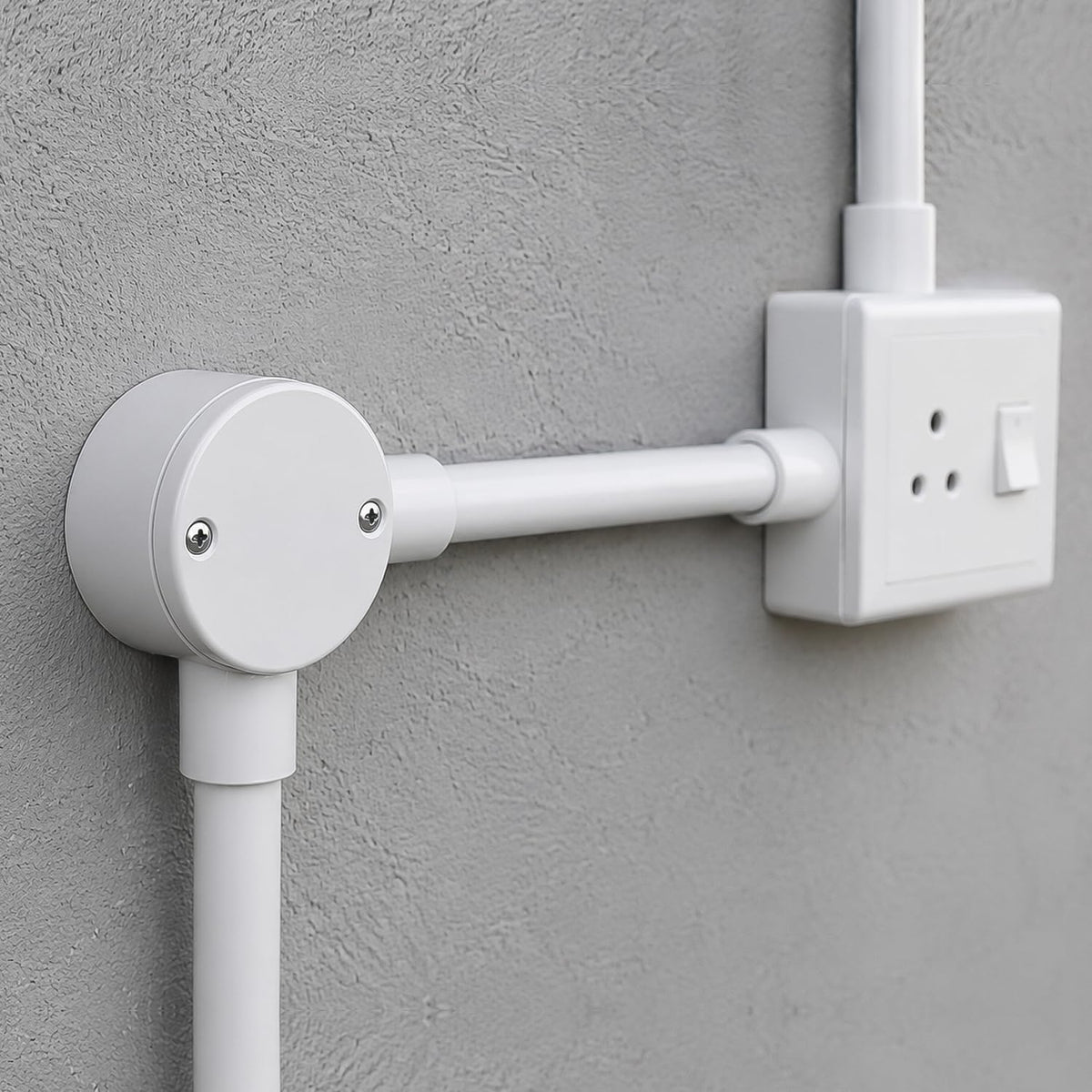 20mm PVC 2 Way V-Shaped Conduit Junction Box White - photo 6