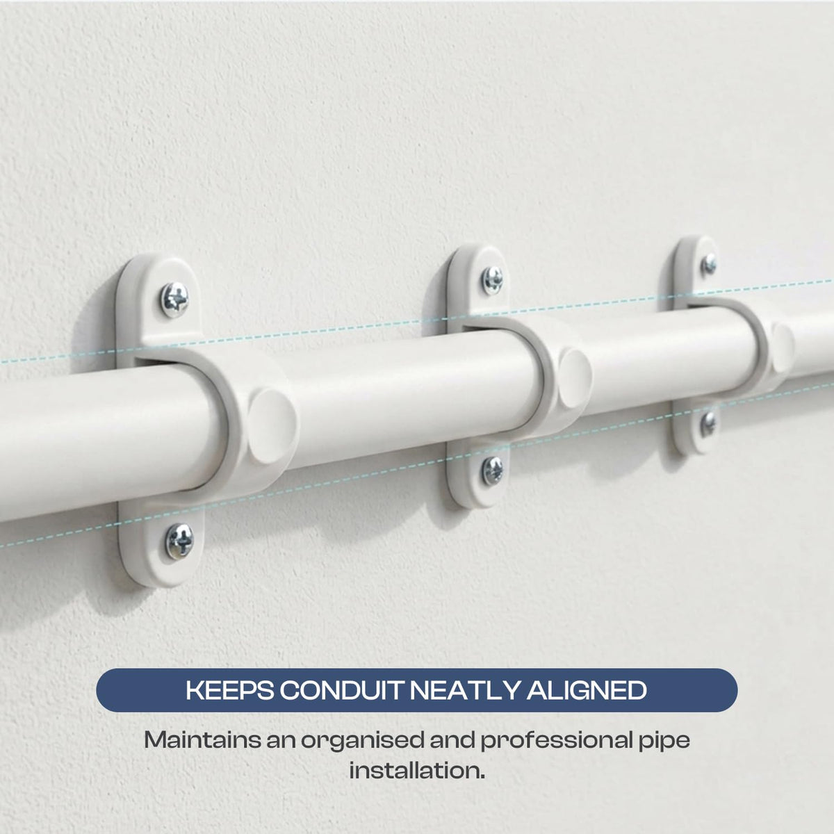 20mm PVC Conduit Spacer Bar Saddle Clips - photo 6