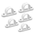 20mm PVC Conduit Spacer Bar Saddle Clips - Pack of 5