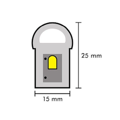 220V LED Neon Flex Rope Light – Waterproof Outdoor Sign Light - photo 6