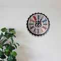 Vintage Handcraft Metal Beer Bottle Cap Design Wall Clock ~1260