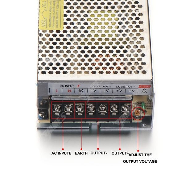 24V IP20 Enclosed Switching Power Supply – 24W to 360W - photo 6