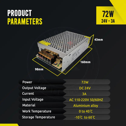 24V IP20 Enclosed Switching Power Supply – 24W to 360W - photo 8