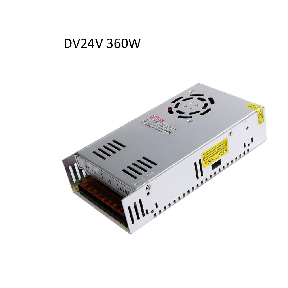 24V IP20 Enclosed Switching Power Supply – 24W to 360W - Single, 360W