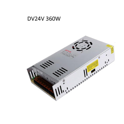 24V IP20 Enclosed Switching Power Supply – 24W to 360W - Single, 360W