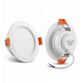 Round Recessed LED Panel Light 18W – Cool White 6400K, Pack of 5