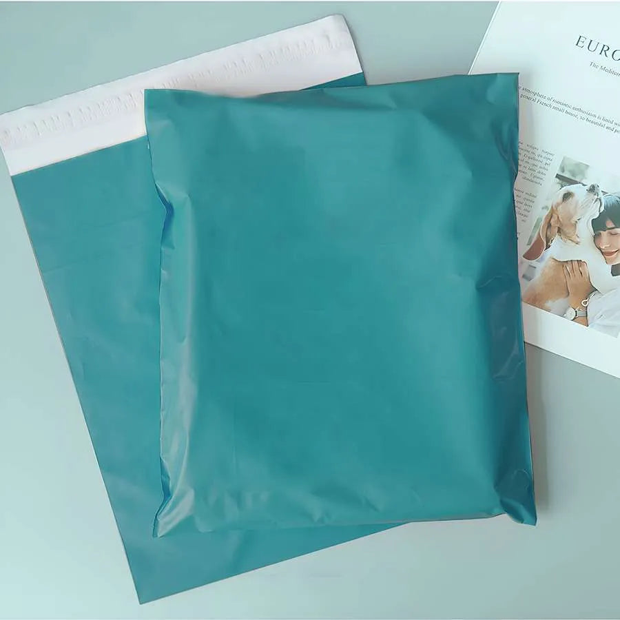 Mailing Bags 28 x 42 cm – Pack of 20, Cyan Blue, Light Green or Pink - photo 3