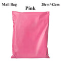 Mailing Bags 28 x 42 cm – Pack of 20, Cyan Blue, Light Green or Pink - Pink, 28 x 42 cm