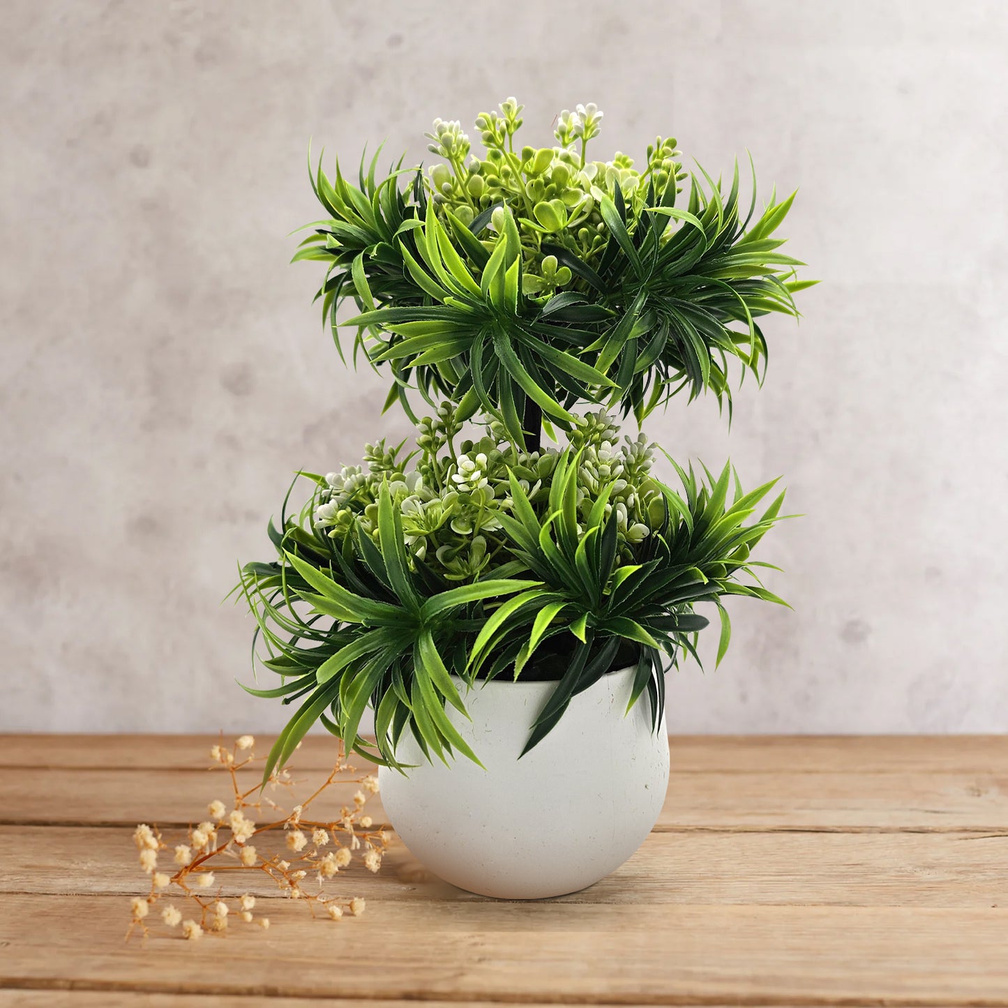 artificial plants with pots