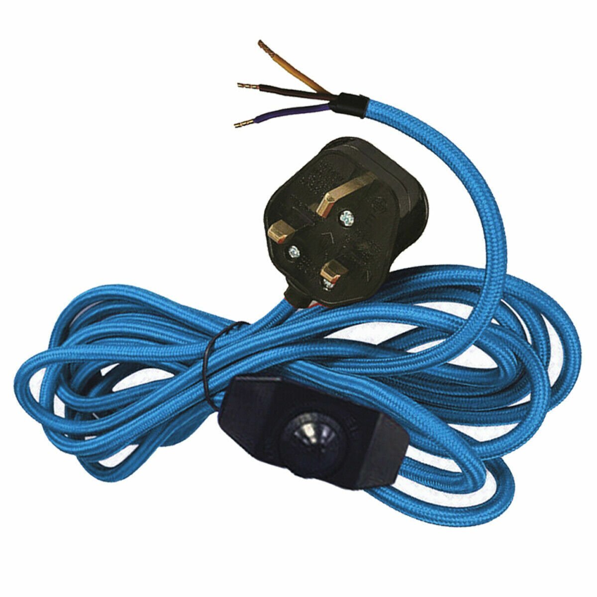 Plug-In Fabric Cable Pendant Kit with Dimmer – 2 m, Optional Metal Holder - photo 7